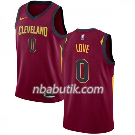 NBA Mænd Trøje Cleveland Cavaliers Kevin Love 0 Nike 2017-18 Rød Swingman NBA Mænd Trøje Cleveland Cavaliers Kevin Love 0 Nike 2017-18 Rød Swingman